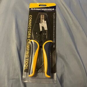Haisstronica Crimping Tool Mens OS Yellow HS-8327 Ratchet Insulated Connectors